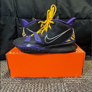 Nike Kyrie 7 Custom Basketball Shoes Lakers Mens Size 7.